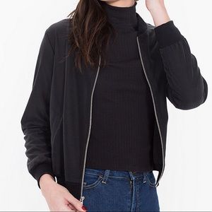 Black American apparel Bomber